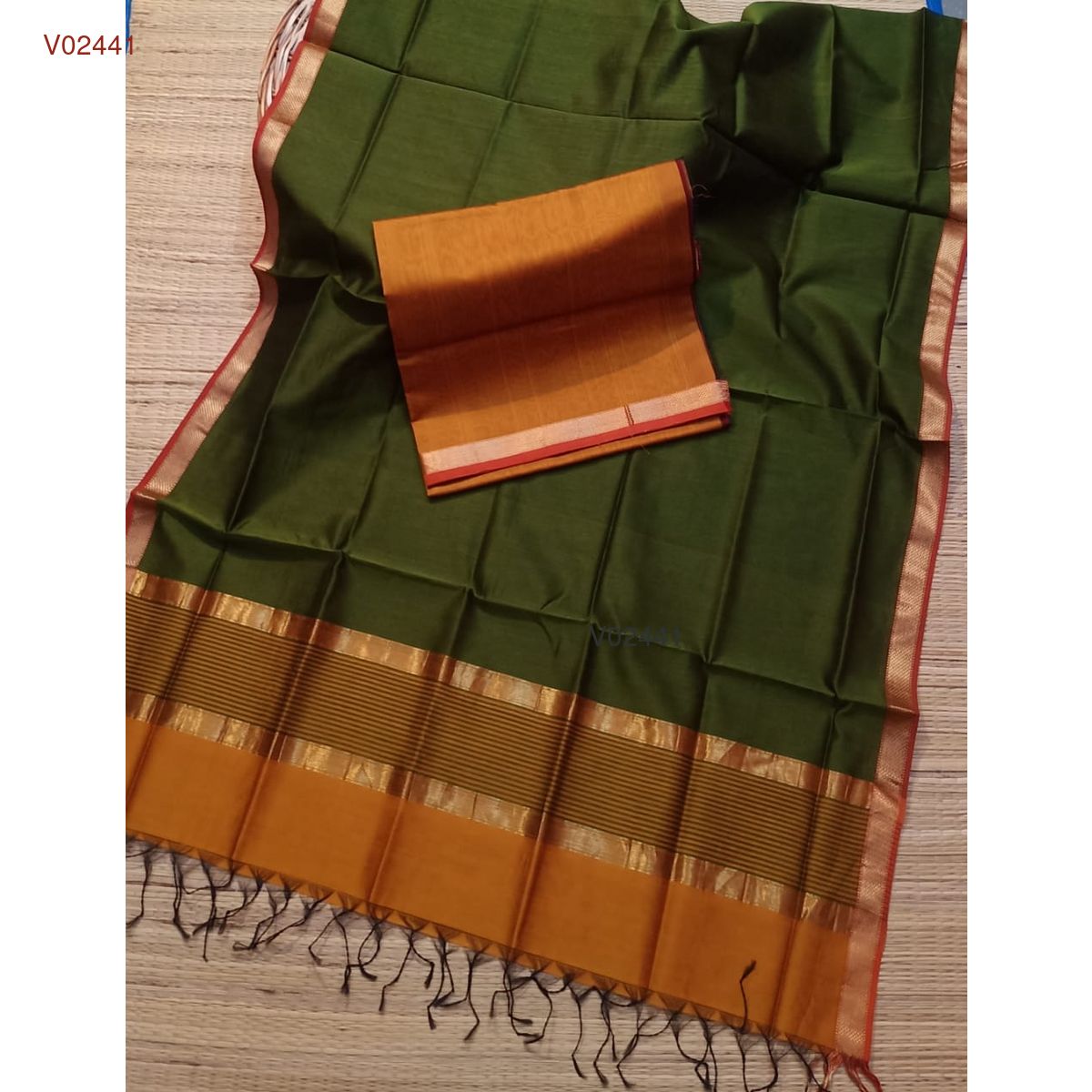 Maheshwari handloom kurta dupatta set's - Vannamayil Fashions