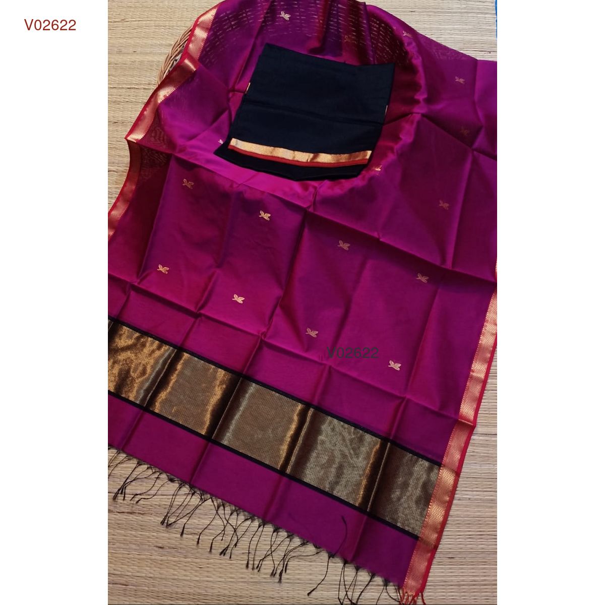 Maheshwari handloom salwar dupatta set's - Vannamayil Fashions