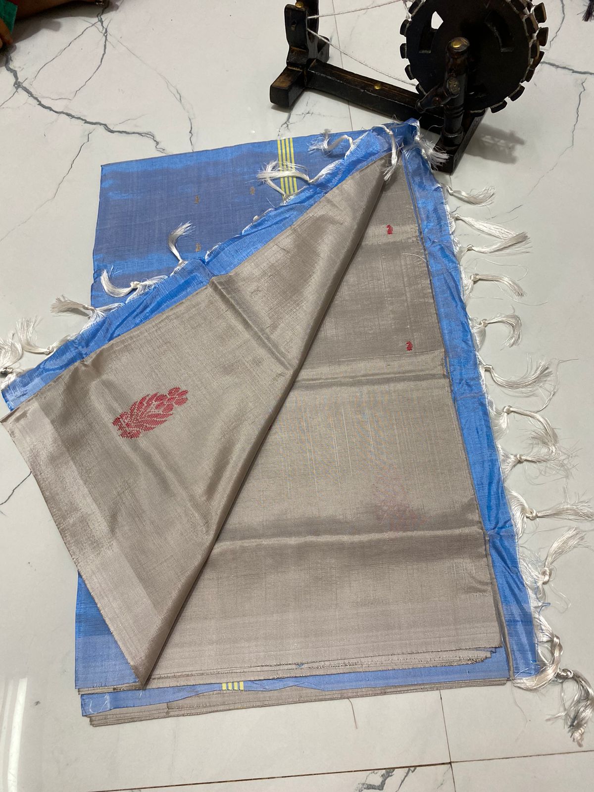 Vaalai pattu pure handloom saree