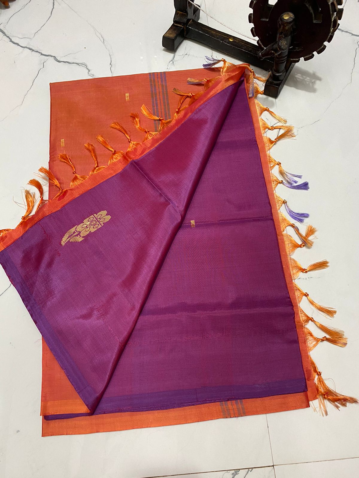 Vaalai pattu pure handloom saree
