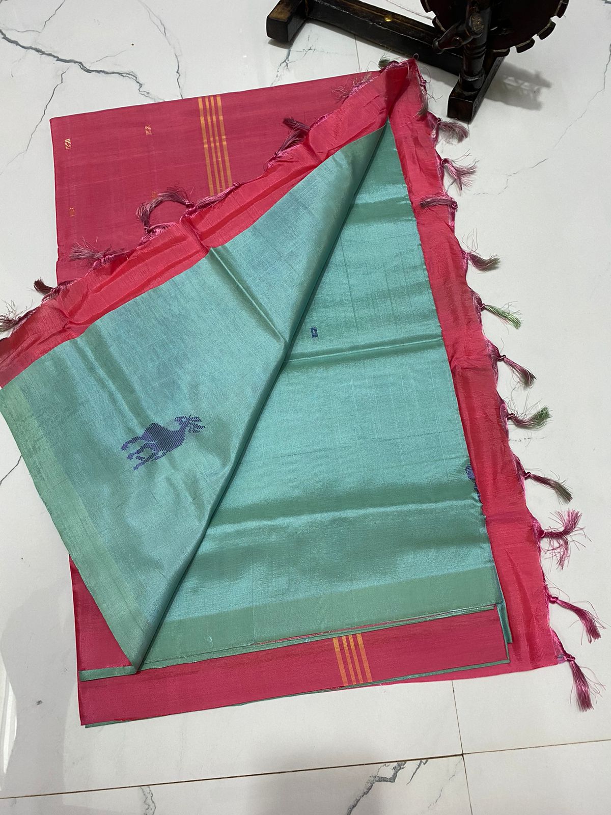 Vaalai pattu pure handloom saree