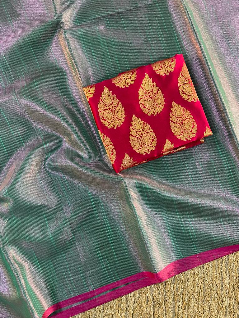 Varanasi tissue banarasi silk saree