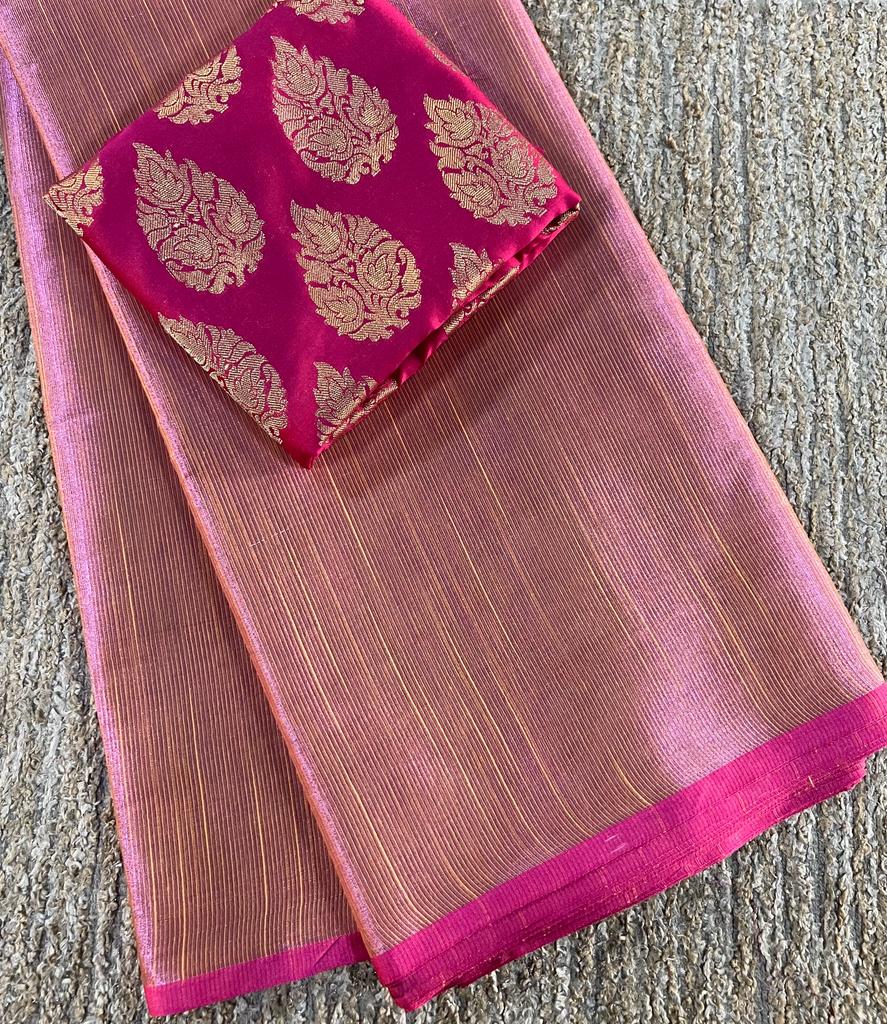 Varanasi tissue banarasi silk saree