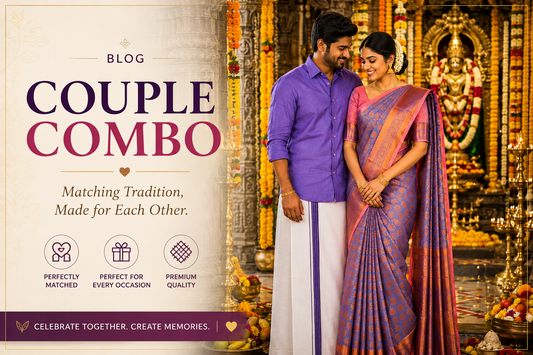Couple Saree and Shirt Matching: Traditional Couple Outfit Guide