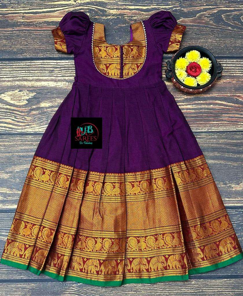 0 - 14 years Narayanapet cotton long frock