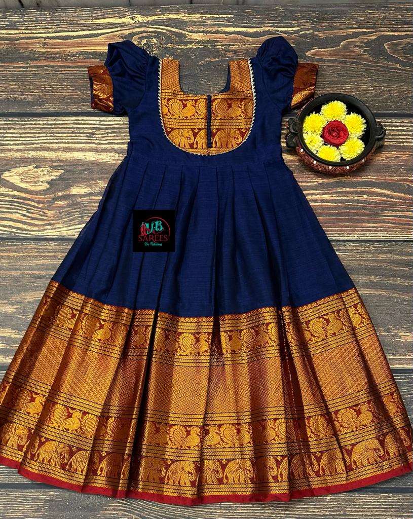 0 - 14 years Narayanapet cotton long frock