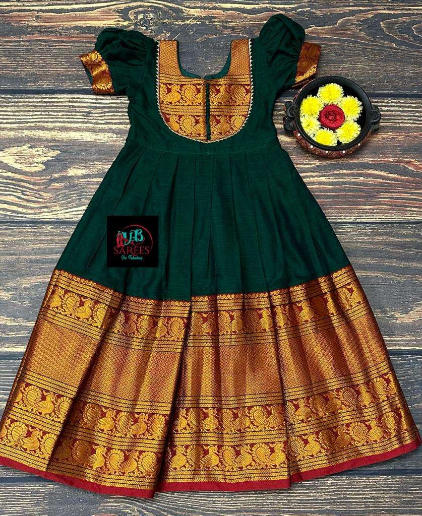 0 - 14 years Narayanapet cotton long frock