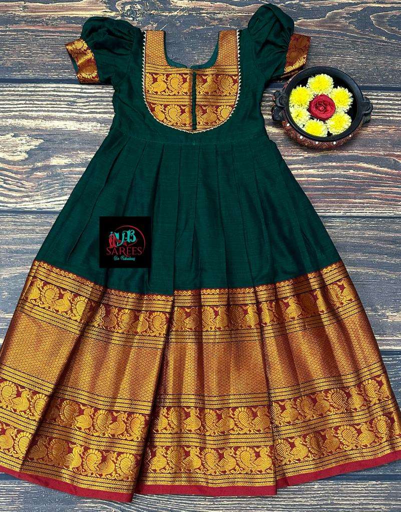 0 - 14 years Narayanapet cotton long frock