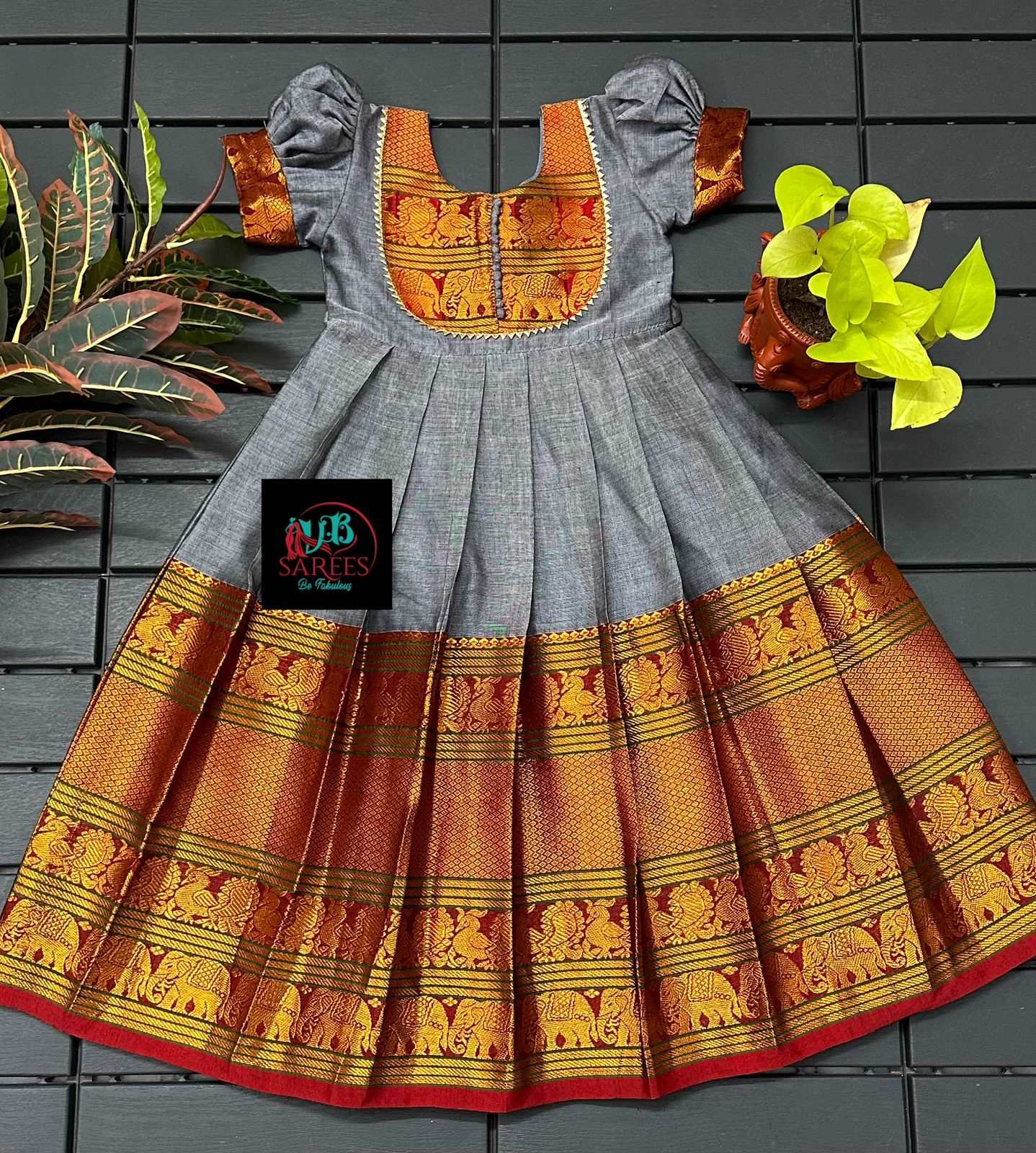 0 - 14 years Narayanapet cotton long frock