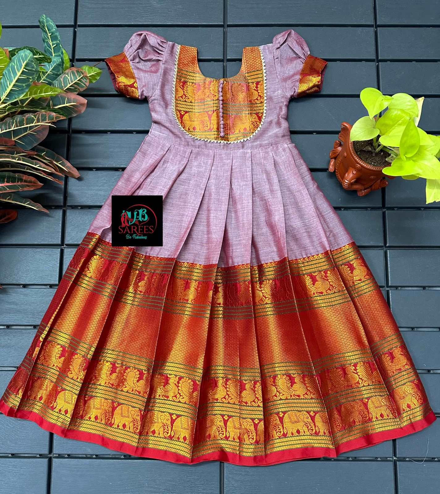 0 14 years Narayanapet cotton long frock