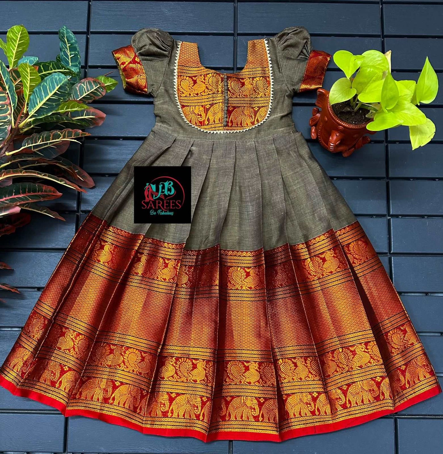 0 - 14 years Narayanapet cotton long frock