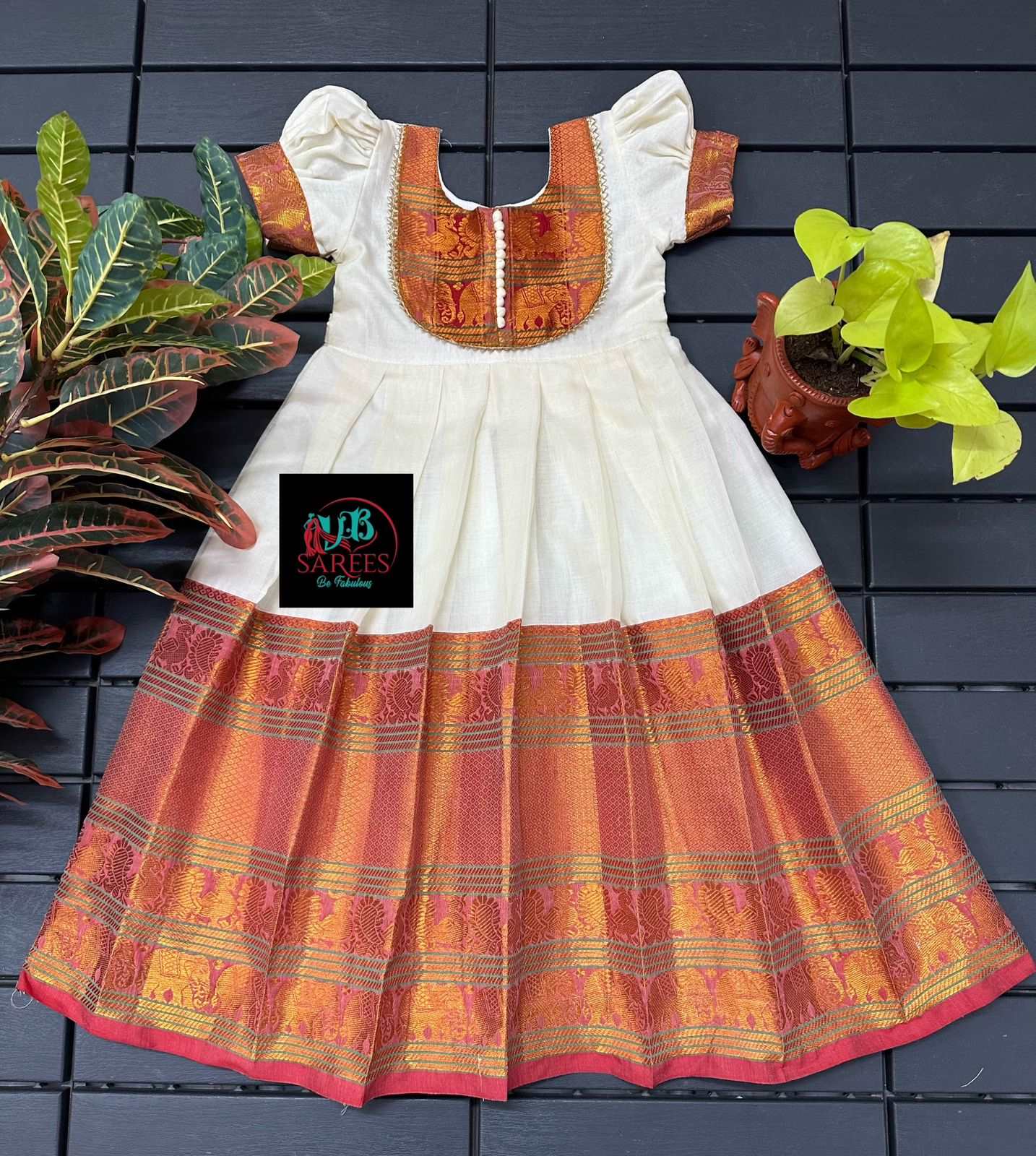 0 - 14 years Narayanapet cotton long frock