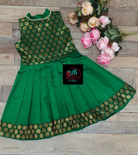 0 - 12 age raw silk frock