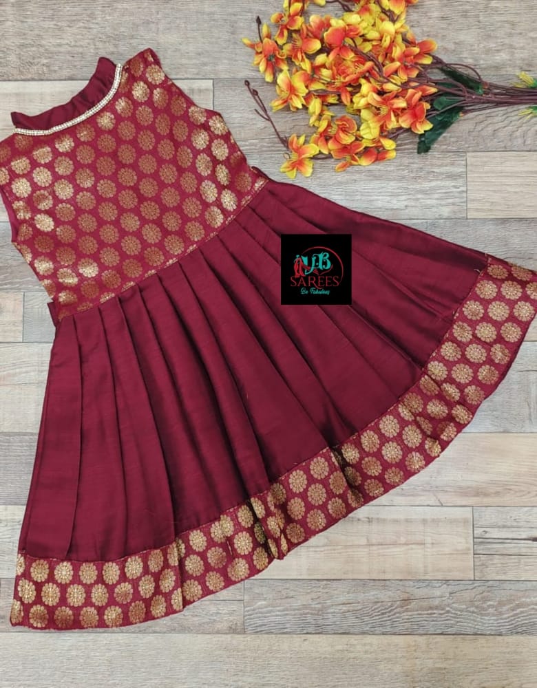 0 - 14 years Rawsilk frock