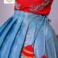 0 - 14 years semi banarasi silk lehenga for kids