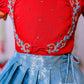 0 - 14 years semi banarasi silk lehenga for kids