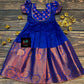 0 - 14 years Soft silk cotton with copper zari weaving frock