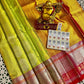 0-5 Years Kanjivaram Silk Pavadai Material