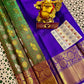 0-5 Years Kanjivaram Silk Pavadai Material