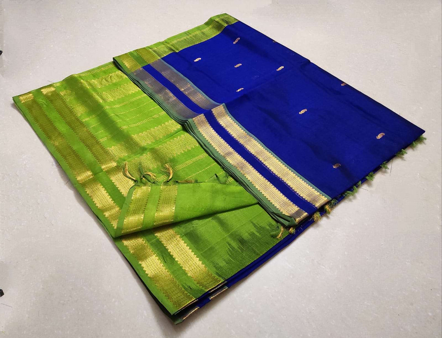 Arani pattu Silk and cotton mix saree - Vannamayil Fashions