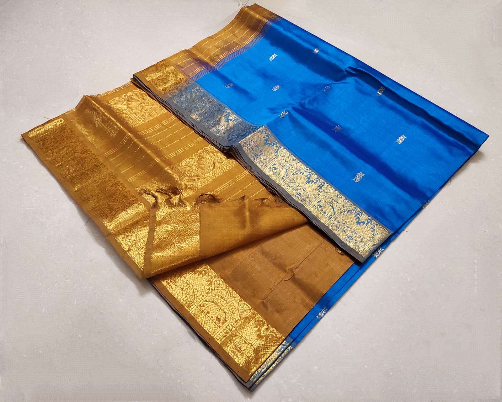 Arani pattu Silk and cotton mix saree - Vannamayil Fashions