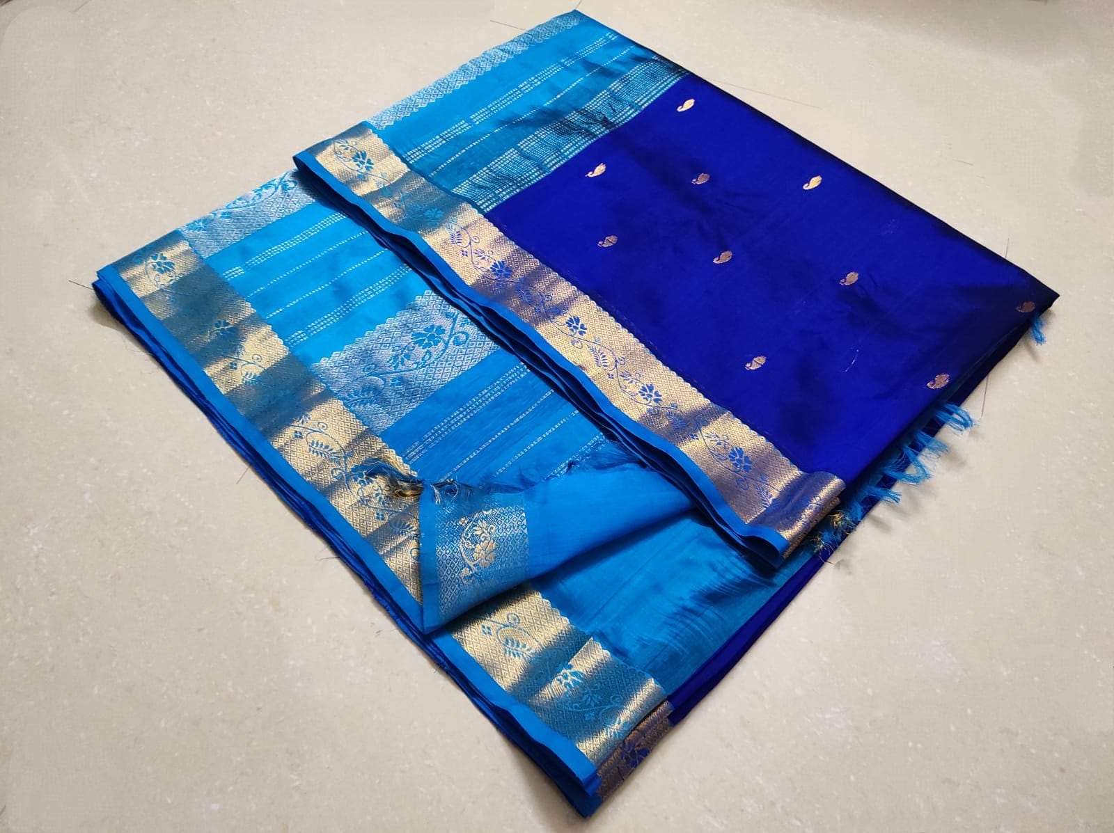 Arani pattu Silk and cotton mix saree - Vannamayil Fashions