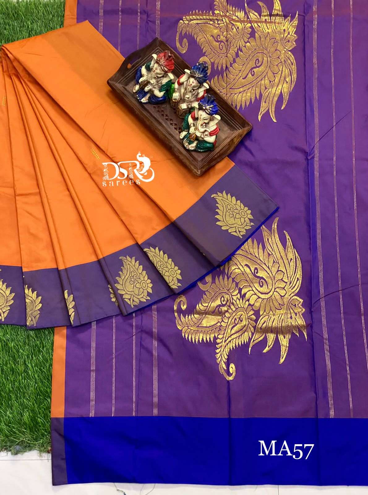 Arani pattu rich pallu work soft silky saree - Vannamayil Fashions