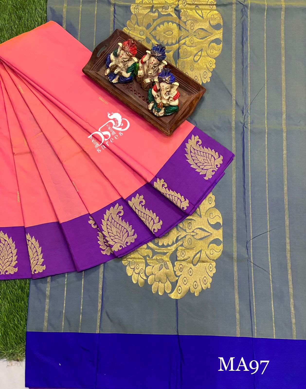 Arani pattu rich pallu work soft silky saree - Vannamayil Fashions