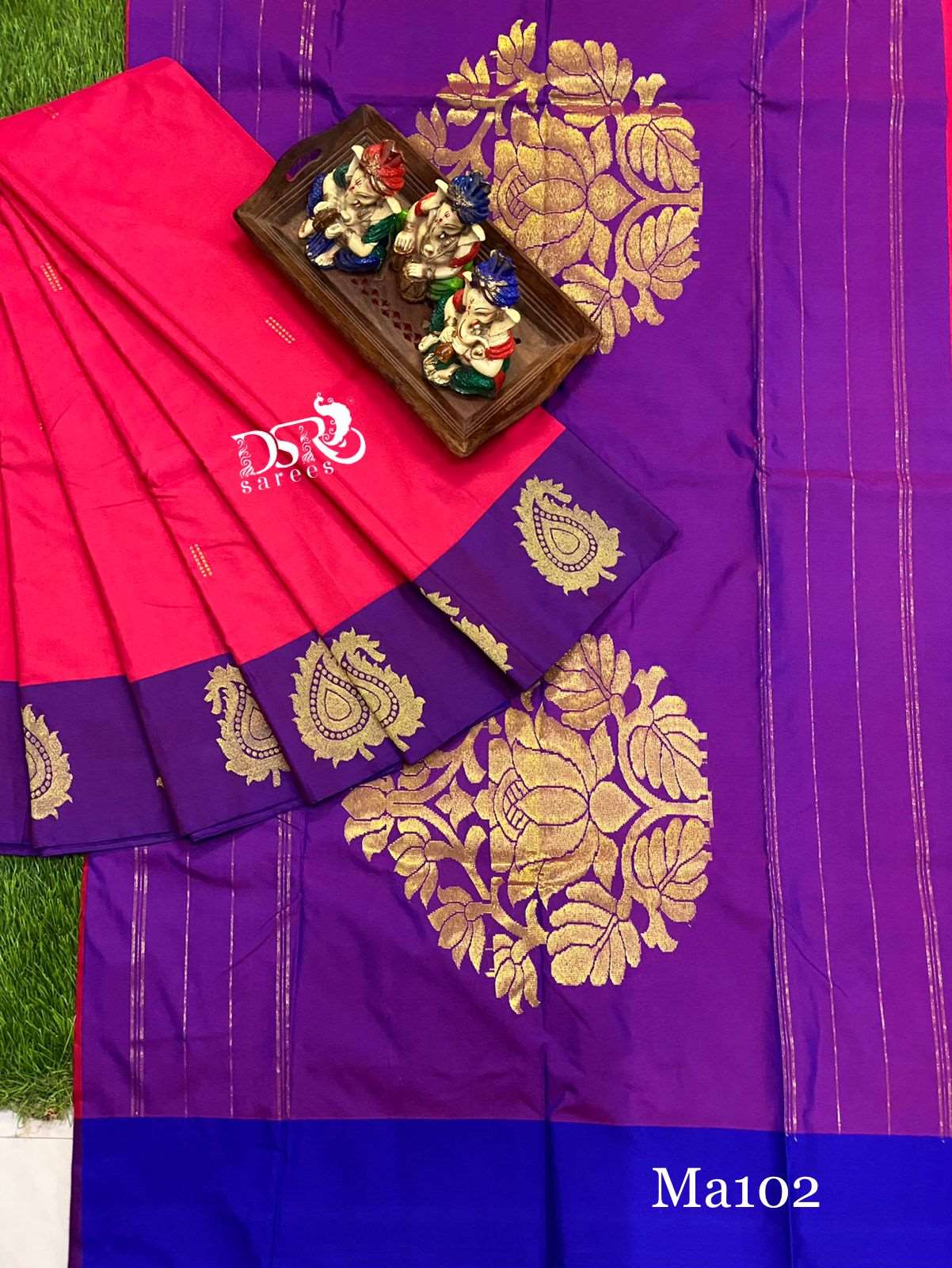 Arani pattu rich pallu work soft silky saree - Vannamayil Fashions