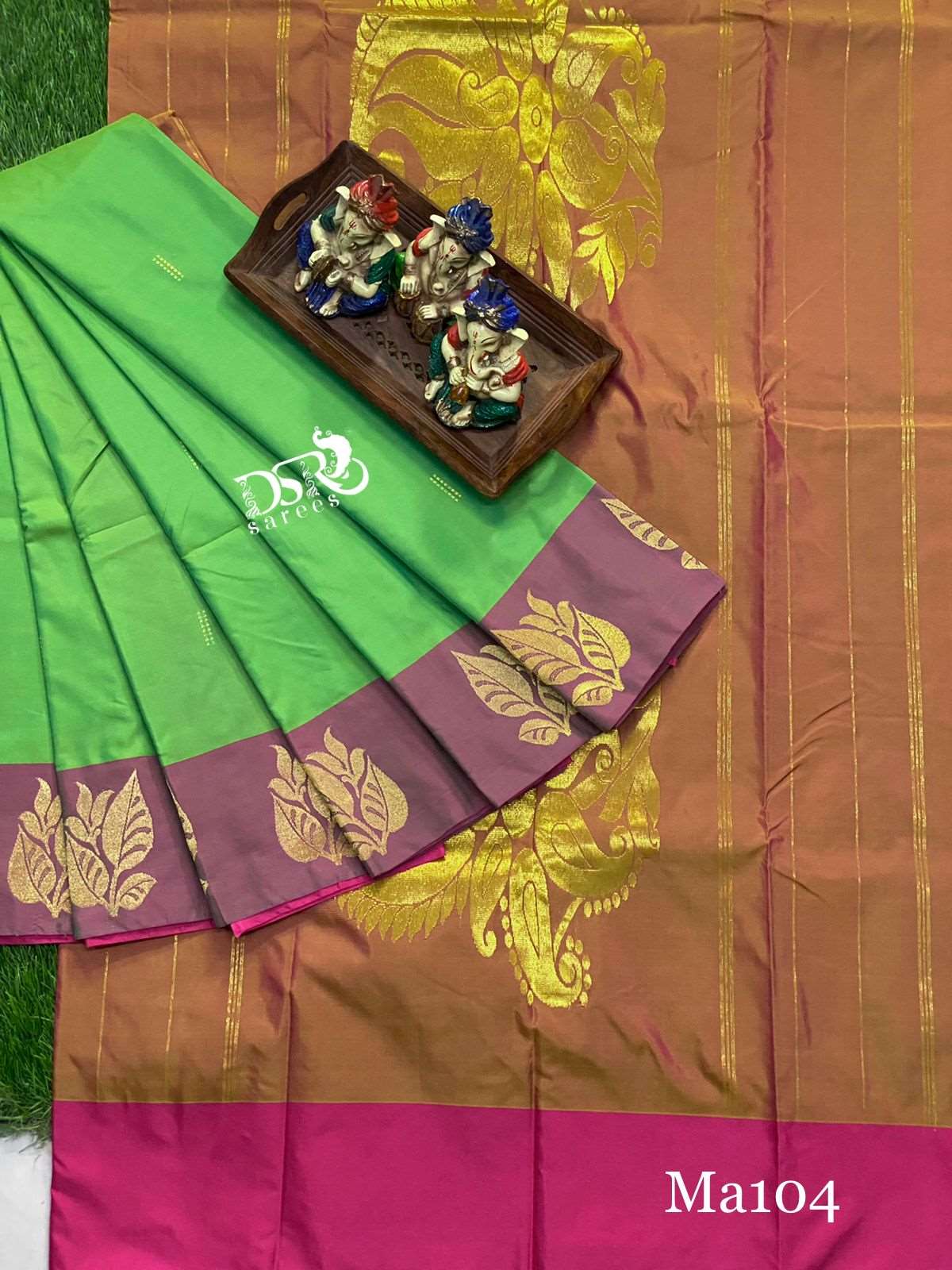 Arani pattu rich pallu work soft silky saree - Vannamayil Fashions