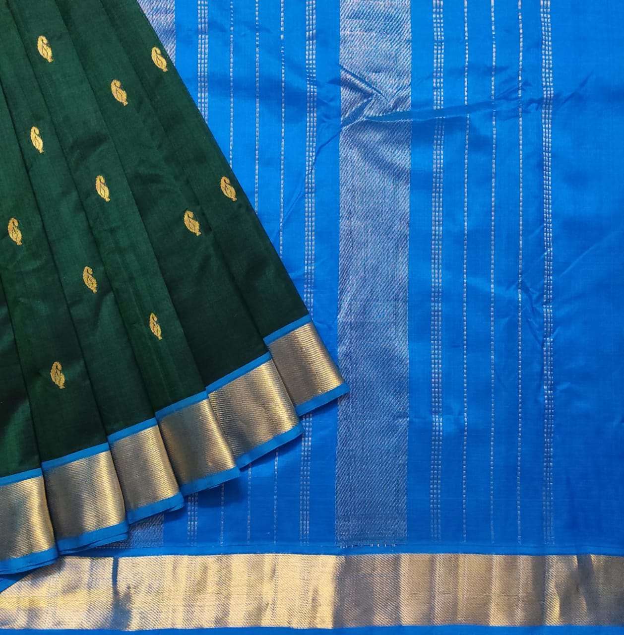 Arani pattu silk cotton handloom elegant look saree - Vannamayil Fashions