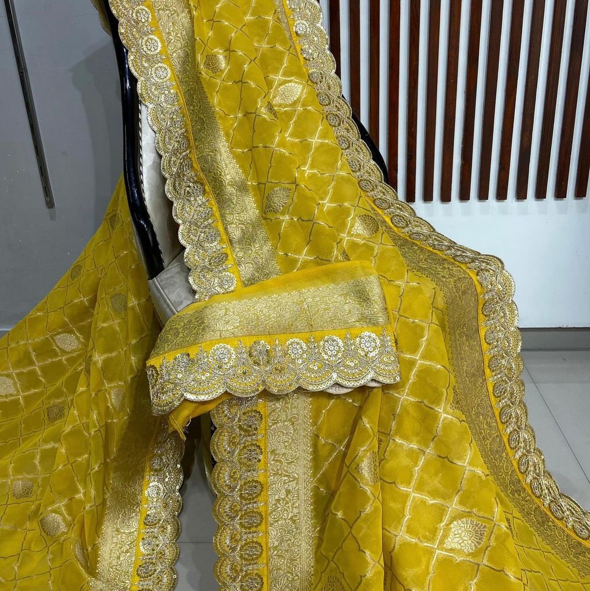 Crepe luxury silk saree