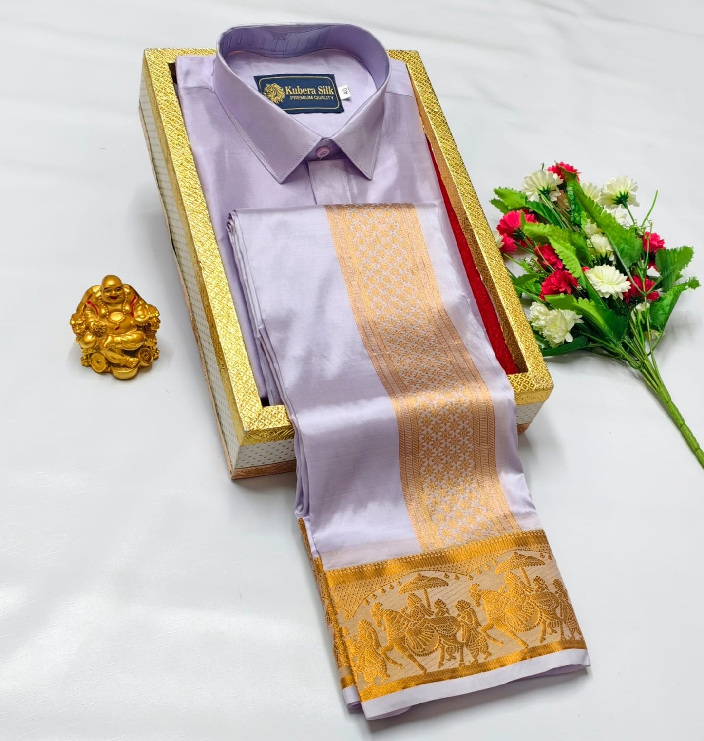 Semi Silk Dhoti Shirt