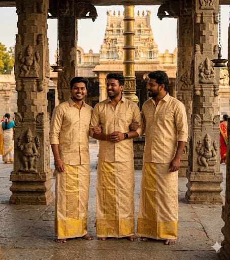 Rich Dhoti Shirts