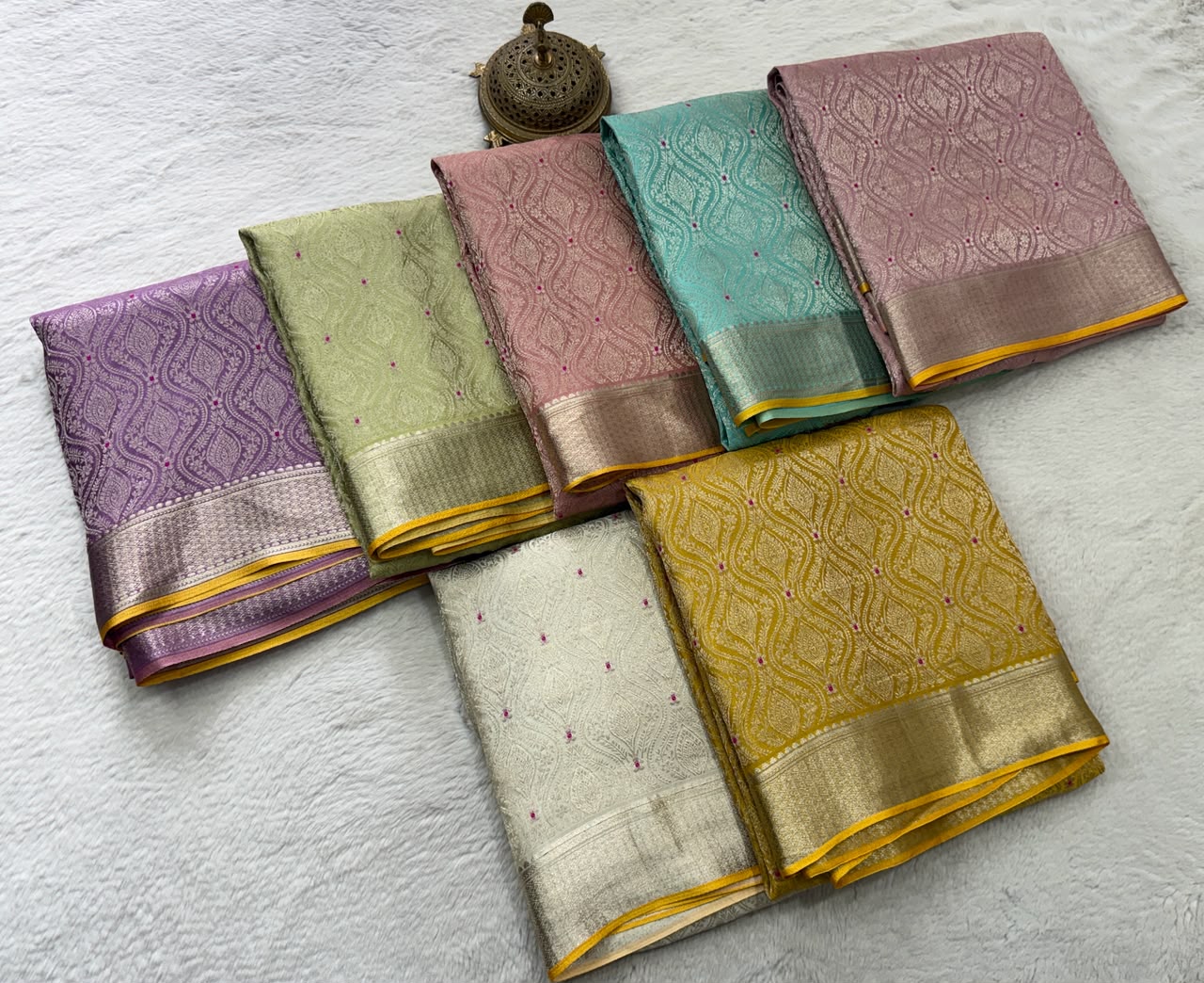 Pure Mysore Silk Brocade Work Saree