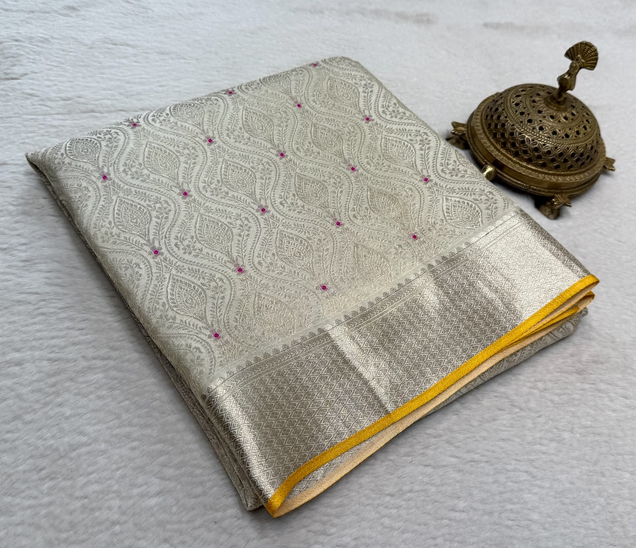 Pure Mysore Silk Brocade Work Saree