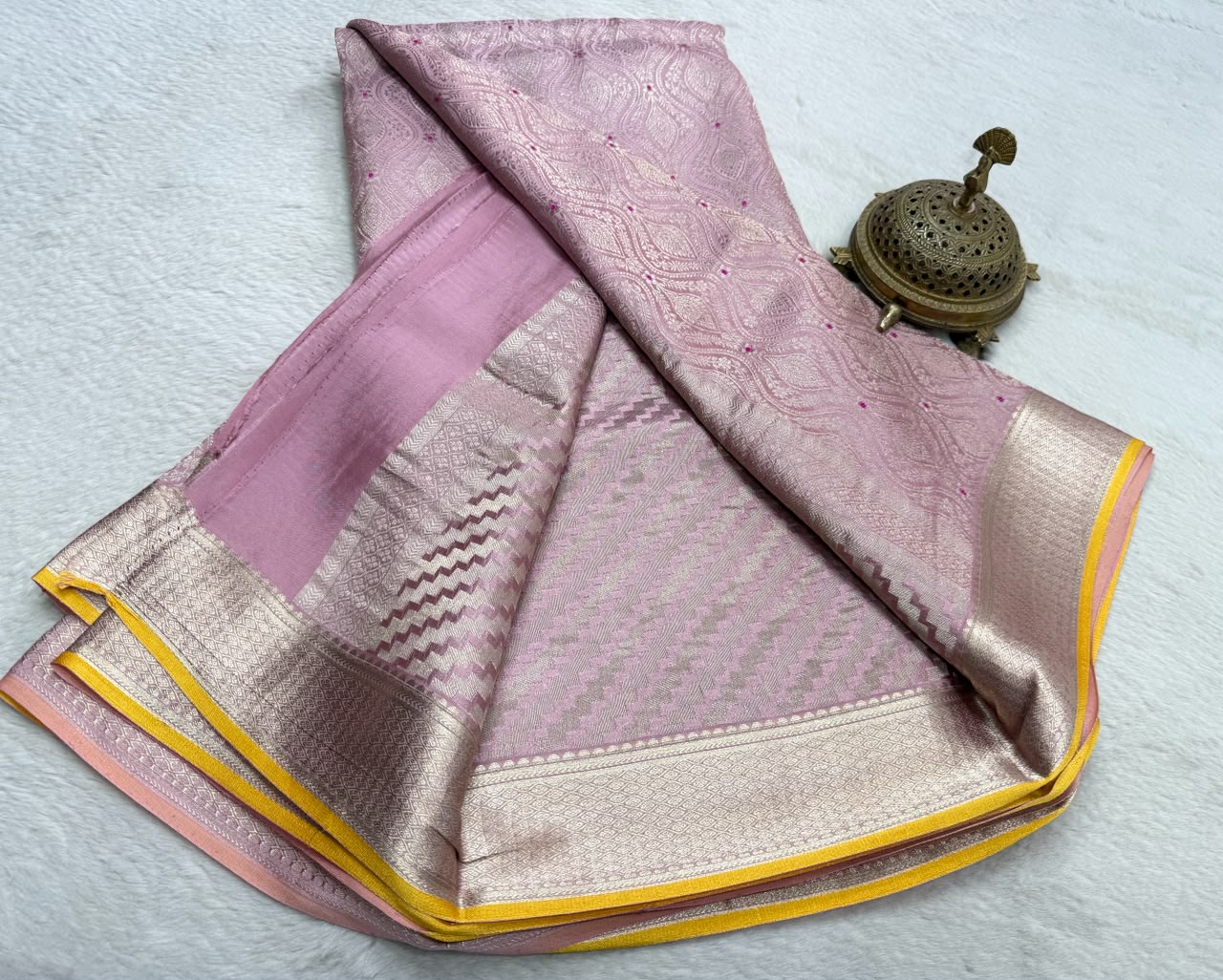 Pure Mysore Silk Brocade Work Saree