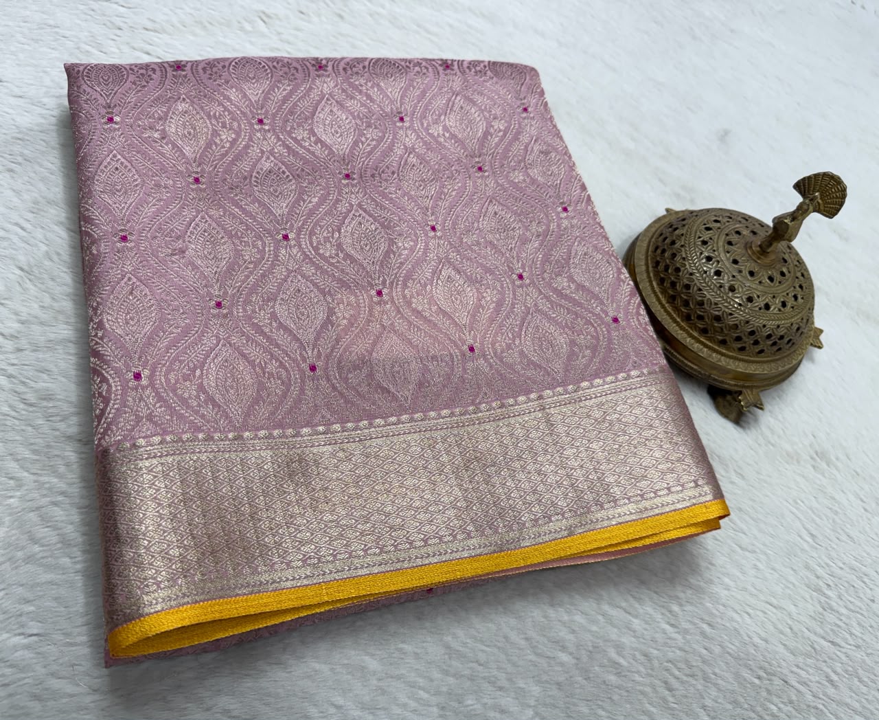 Pure Mysore Silk Brocade Work Saree