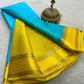 Graceful Pure Mysore Silk Saree with Small Mango Border