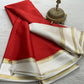 Graceful Pure Mysore Silk Saree with Small Mango Border