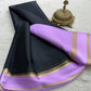 Graceful Pure Mysore Silk Saree with Small Mango Border