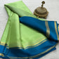 Graceful Pure Mysore Silk Saree with Small Mango Border