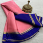 Graceful Pure Mysore Silk Saree with Small Mango Border