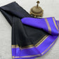Graceful Pure Mysore Silk Saree with Small Mango Border