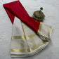 Graceful Pure Mysore Silk Saree with Small Mango Border