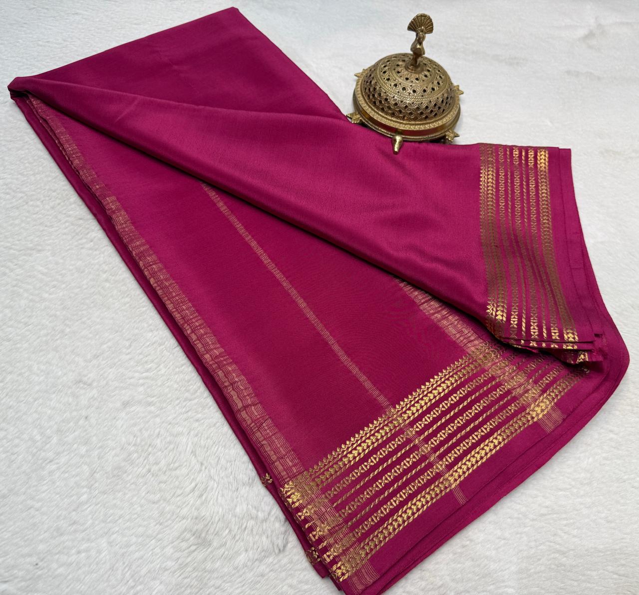 Pure Mysore Silk CSG Saree