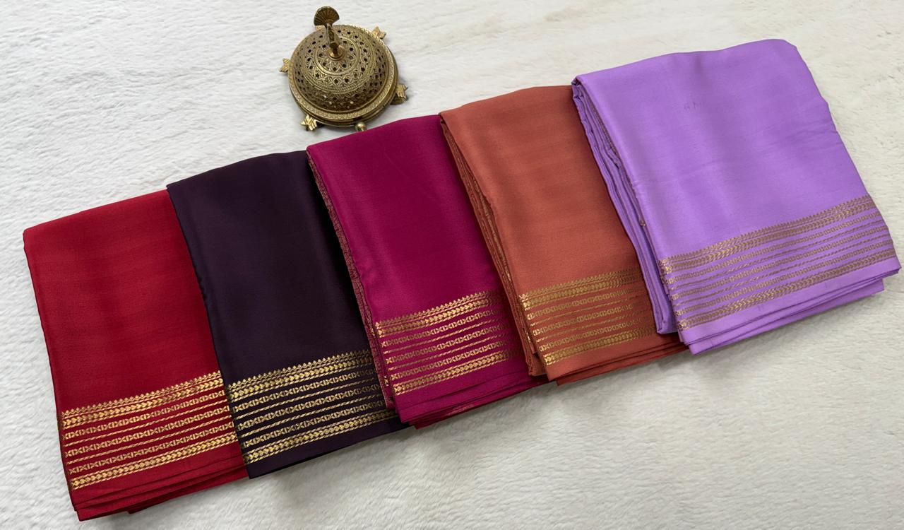 Pure Mysore Silk CSG Saree