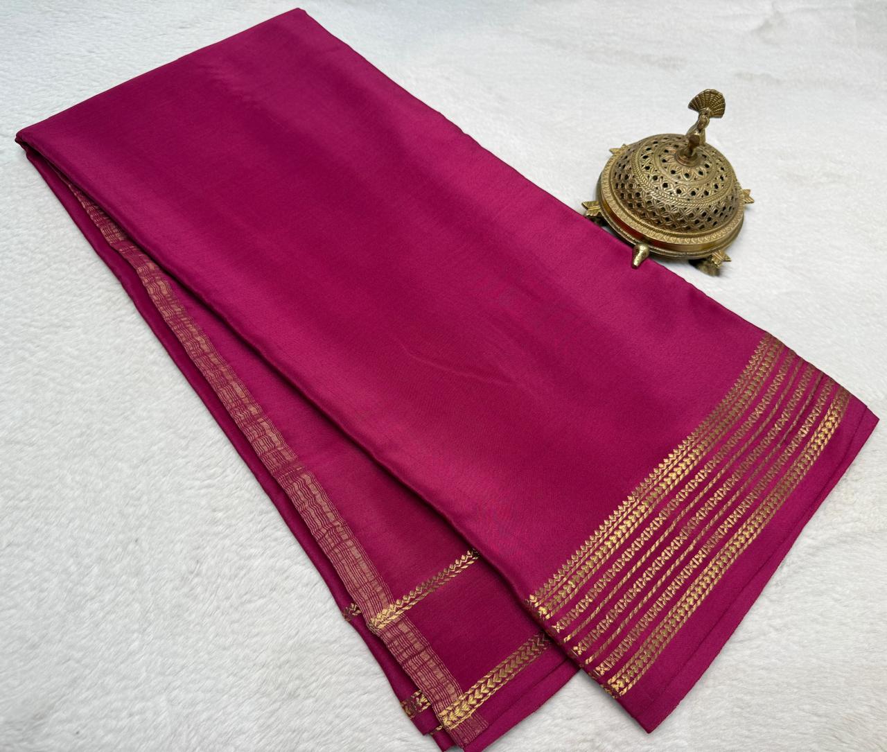 Pure Mysore Silk CSG Saree