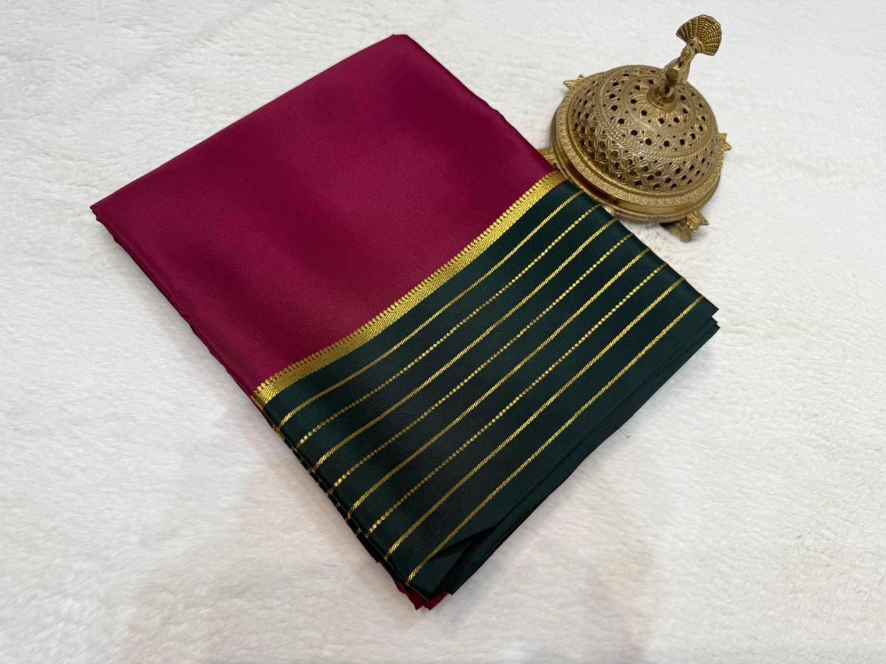 Pure Mysore Silk Saree