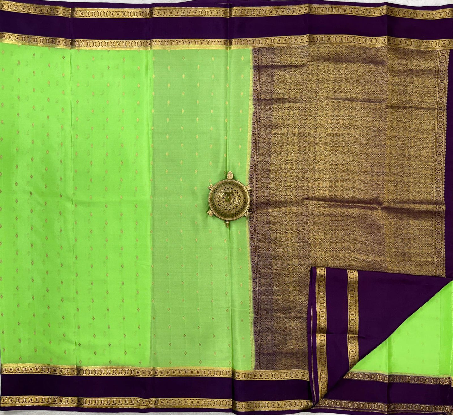 Pure mysore silk 120 grm thickness saree